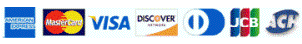 Diners Club, Master Card, Discover, Amex, Visa